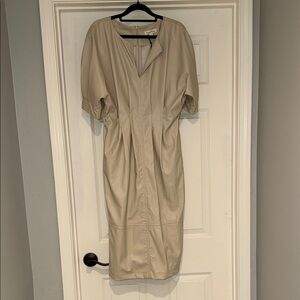 Sexy Faux Leather Dress